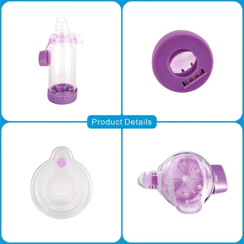NESSI OTC Spacer Children's mask spacers and Mouthpiece spacers for All Ages (Orange) in Saudi Arabia