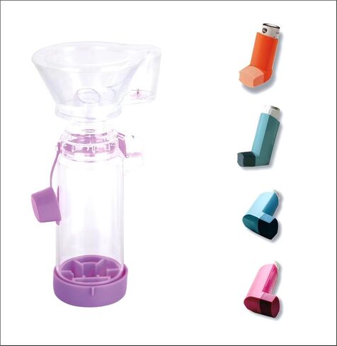 NESSI OTC Spacer Children's mask spacers and Mouthpiece spacers for All Ages (Orange) in Saudi Arabia