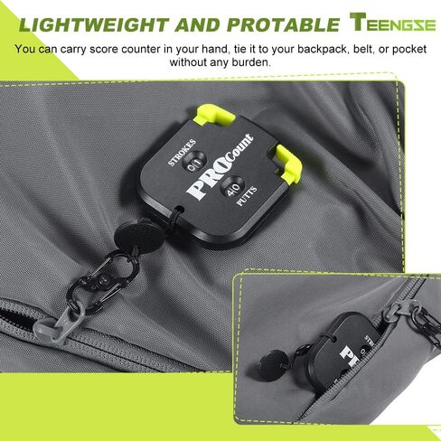 4PCS Golf Score Counter with Reset Tool and Key Chain, 2 Digit Shot Stroke Count Clicker, Counter Keyboard Up to 9 Score for Golf Game Scorekeeper, Women Men Golf Attachment Accessories in Kuwait