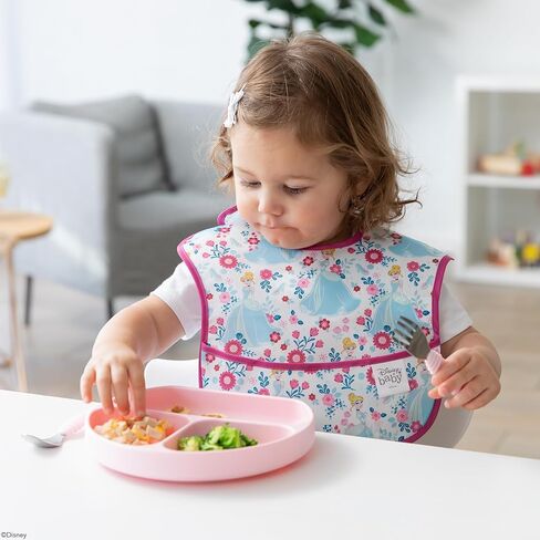 Bumkins Bibs for Girl or Boy, SuperBib Baby and Toddler for 6-24 Months, Essential Must Have for Eating, Feeding, Baby Led Weaning, Mess Saving Catch Food, Fabric in Kuwait