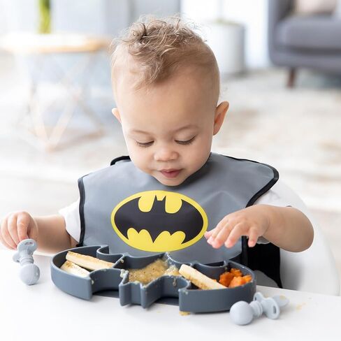 Bumkins Bibs for Girl or Boy, SuperBib Baby and Toddler for 6-24 Months, Essential Must Have for Eating, Feeding, Baby Led Weaning, Mess Saving Catch Food, Fabric in Kuwait