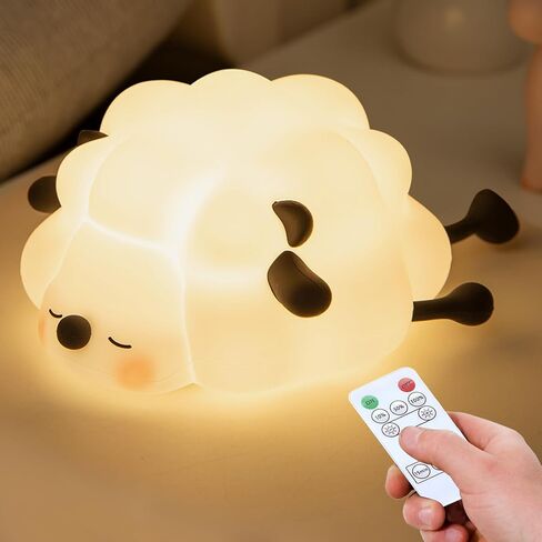 Cute Panda Night Light, LED Squishy Novelty Animal Night Lamp, Food Grade Silicone 3 Level Dimmable Breastfeeding Nursery Nightlight for Room Decor, Cute Gifts Stuff for Boys Girls Baby Children in Kuwait