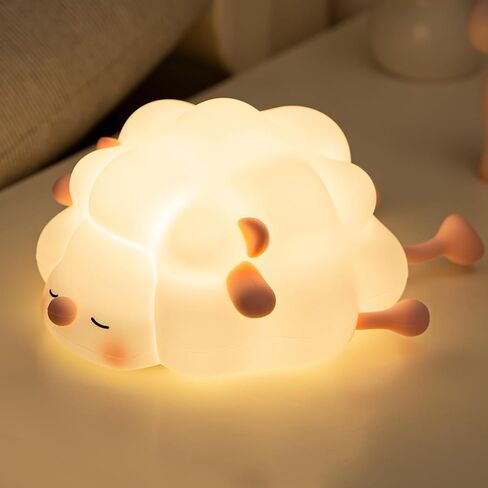 Cute Panda Night Light, LED Squishy Novelty Animal Night Lamp, Food Grade Silicone 3 Level Dimmable Breastfeeding Nursery Nightlight for Room Decor, Cute Gifts Stuff for Boys Girls Baby Children in Kuwait