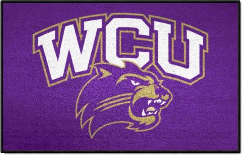 FANMATS 648 NCAA - سجادة بساط البداية من Western Carolina Catamounts - 19 بوصة. × 30 بوصة. | سجادة ديكور المنزل لمحبي الرياضة وبساط خلفي in Saudi Arabia