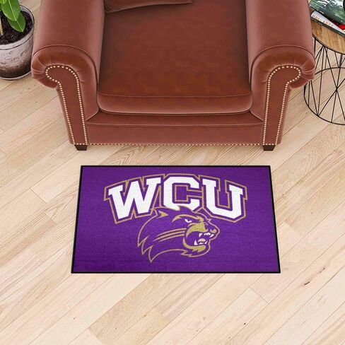 FANMATS 648 NCAA - سجادة بساط البداية من Western Carolina Catamounts - 19 بوصة. × 30 بوصة. | سجادة ديكور المنزل لمحبي الرياضة وبساط خلفي in Saudi Arabia