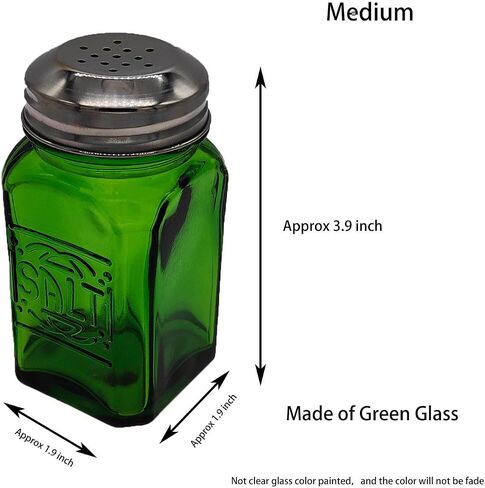 Vintage Salt and Pepper Shakers (Green, Medium) in Saudi Arabia