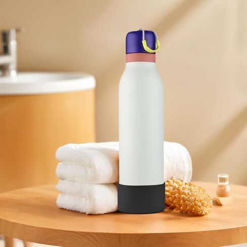 قطعتان من حذاء السيليكون لزجاجة مياه Owala FreeSip Twist 24oz، غطاء واقي مضاد للانزلاق قابل للتطبيق لـ Owala FreeSip Twist، واقي سفلي مضاد للانزلاق لـ Owala FreeSip Twist in Saudi Arabia