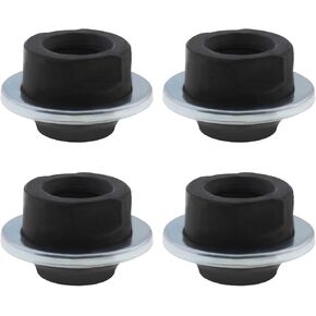 Create idea 4Pcs Front Axle Nuts Replacement Bicycle Axle Nut Track Nut Bicycle Wheel Nut Bike Accessories for Mountain Bike Training Vehicle 5/16"