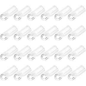 PRETYZOOM 24Pcs Blind Wand Hook Tip Replacement Plastic Hardware Tilt Wand Tip Repair Window Blind Wand Hook Accessory for Broken Horizontal Blinds Vertical Blinds