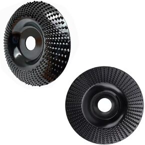 5 PCS Wood Carving Disc Set, Wood Shaping Disc for 4" or 4-1/2" Angle Grinder with 5/8" Arbor, Grinding Wheel Shaping Disc Set Wood Cutting Shaping Polishing
