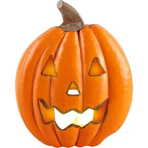 Mud Pie Halloween Tin Lanterns, Ghost, 10.5" x 5.5"