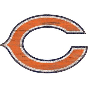 Fan Creations NFL Chicago Bears Unisex Chicago Bears Team Logo 8in Cutout, Team Color, 8 inch, (N0983-CHI)