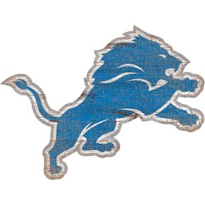 Fan Creations NFL Detroit Lions Unisex Detroit Lions Team Logo 8in Cutout, Team Color, 8 inch, (N0983-DET)