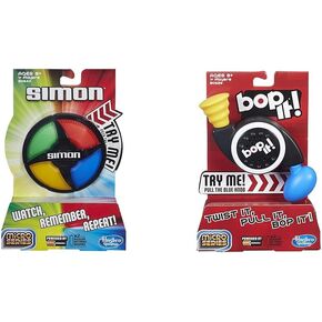 Hasbro Gaming Simon Micro Series Electronic Game for 1 or More Players, Classic Simon Gameplay in a Compact Size, Fun Party Game for Kids Ages 8+