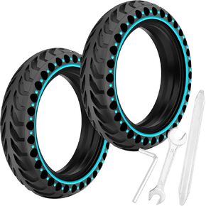 50/75-6.1 Scooter Tire for Gotrax Replacement Tire,Solid Tire for Gotrax GXL V2/XR and Xiaomi Pro 2/M365 Pro,8.5 inche Electric Scooter Tire Replacement with Installation Tools (Blue)
