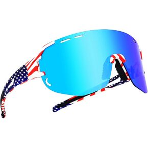 AVV Polarized Cycling Sunglasses for Men and Women - Lightweight, UV400 Protection, Anti-Fog Sports glasses