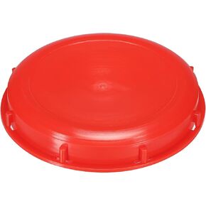 PATIKIL IBC Tote Lid Cover 9.6", IBC Water Liquid Tank Cap for Industry Agriculture Chemical, Red
