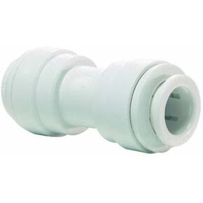 John Guest Style Quick/Fast Speedfit 1/4" x 1/4" inch for Reverse Osmosis RO JG Acetal Copolymer Push-To-Connect Tube Fitting, Union Straight Connector, Tube OD