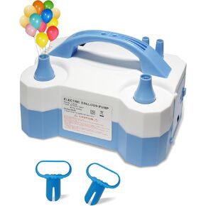 Balloon Pump Electric, Portable Automatic Dual Nozzle Inflator 110V 600W/Blower for Party Decoration,Home