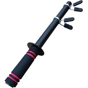 Dumbbell Bar Handle Forearm Wrist Exerciser Strength Training Heavy Duty Handle Workout Forearm Trainer Loadable for Exercise