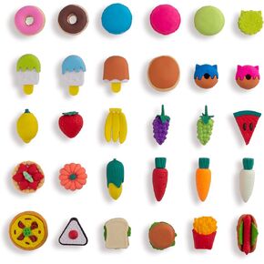 Mr. Pen- Food Erasers, 30Pcs, Take Apart Erasers, Fun Erasers for Kids, Food Erasers for Kids, Mini Erasers for Kids, Puzzle Erasers for Kids, Pencil Erasers for Kids, Easter Egg Fillers
