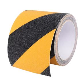 2" x 33Ft Anti Slip Tape for Stairs, Outdoor/Indoor Non Slip Warning Tape,Waterproof Grip Tape, Safety Non Skid Roll, Stair Steps Tread Anti-Slip Traction Tape -Black&Yellow
