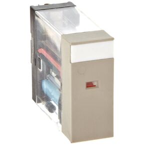 Omron G2R-1-SN DC24(S) General Purpose Relay, LED Indicator, Plug-In Terminals, Single Pole Double Throw Contacts, 21.6 mA Rated Load Current, 24 VDC Rated Load Voltage