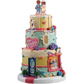 Lemax Wendy's Wedding Cakes, Battery Operated (4.5V) #35095