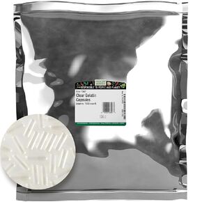 Frontier Co-op Vegetarian Capsules Clear "00" | 1000 Count