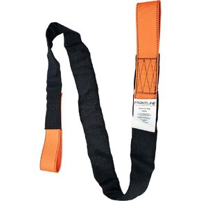 Frontline COSL06L Concrete Embed Anchor Strap with Looped Ends 6' | ANSI & OSHA Compliant | Pour-in Disposable Anchor | 310 lbs. Capacity | Color Orange/Black
