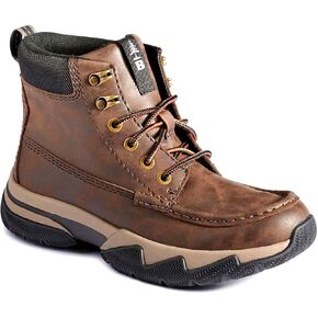 حذاء BASS OUTDOOR مصنوع من الجلد برباط ونعل داخلي مبطن مقاوم للماء للمشي لمسافات طويلة in Kuwait