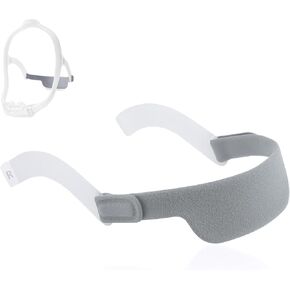 Replacement Headgear with Arms Compatible with Airfit N30i P30i, Full Face CPAP Mask Strap, Breathable Gel CPAP Headgear Strap, Adjustable Headgear for CPAP Nasal Mask can Reduces Air Leaks-1 Pcs