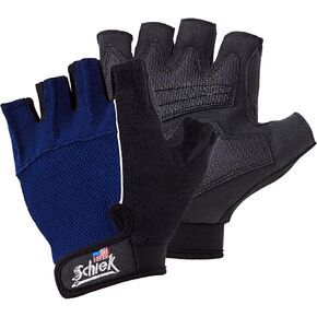 Schiek Sports 510 Cross Training Fitness Gloves - Weight Lifting Gloves with Adjustable Straps - Silicone Gel Padded Gloves for Women and Men