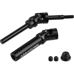 4Pcs Rear CVD Drive Shaft Heavy Duty Axis Replacement Parts Compatible with 1/10 RC Cars Traxxas Slash/Rustler/Stampede/Hoss VXL 4X4 2WD Platinum Ultimate Update Parts
