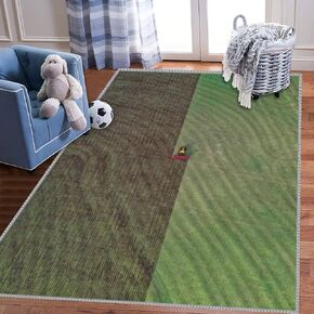Kids Play Area Rugs The Tractor 3D Carpet Extra Large Rug Kids Bedroom Playroom Nursery Decor for Boys Girls, Learning & Playing 5x8 ft Multicolor