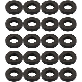 uxcell Nitrile Rubber Flat Washers 24mm OD 14mm ID 3mm Thickness for Faucet Pipe Water Hose, Pack of 20