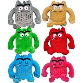Color Monster Plush Toys, Little Monster Cartoon Doll, Color Monster Plush Doll Set