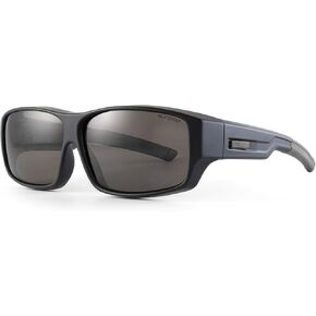 Sundog Echo Fit Over Sunglasses, Matte Black Frame/Smoke Lens