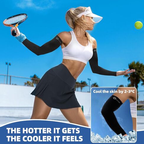 BHYTAKI 6 Pairs Cooling Compression Arm Sleeves for Men Women, UPF50 UV Sun Protection Arm Sleeves for Work Sports Tattoo Cover Up-White in Saudi Arabia