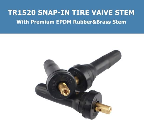 5 Pcs TR412 Black in Standard Length Stem Snap Rubber Valve Stems,for Off-Road Trucks ATV,SUVs,RVs with Tubeless 0.453in 11.5mm Rim Holes on Vehicles in Saudi Arabia