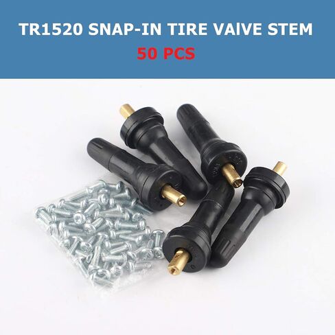 5 Pcs TR412 Black in Standard Length Stem Snap Rubber Valve Stems,for Off-Road Trucks ATV,SUVs,RVs with Tubeless 0.453in 11.5mm Rim Holes on Vehicles in Saudi Arabia