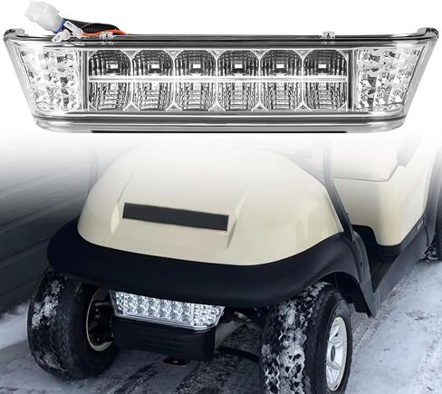 شريط المصباح LED لعربة الجولف لنماذج السيارات الكهربائية السابقة 2004-Up، شريط إضاءة أمامي 12 فولت يحل محل OEM 102524801,1025248-01 in Saudi Arabia
