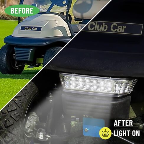 شريط المصباح LED لعربة الجولف لنماذج السيارات الكهربائية السابقة 2004-Up، شريط إضاءة أمامي 12 فولت يحل محل OEM 102524801,1025248-01 in Saudi Arabia