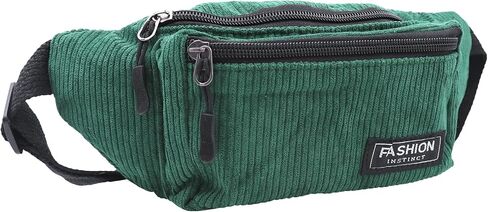 Corduroy Fanny Pack for Women Waist Bag Travel Crossbody Belt Bags Small Bum Purse Hiking Daypack for Running Workout in Saudi Arabia
