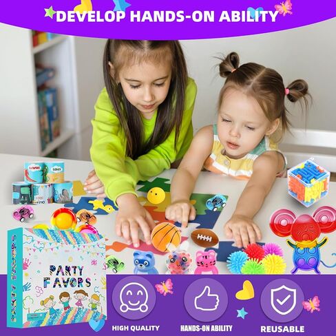 مجموعة ألعاب فيدجيت مكونة من 1000 قطعة، هدايا الحفلات الكبيرة للأطفال، حشوات للجوارب، صندوق الكنز، حفلة عيد الميلاد، جوائز الكرنفال في الفصل الدراسي، حشوات البيناتا، حشوات حقائب الهدايا، تخفيف التوتر، لعبة حسية in Kuwait