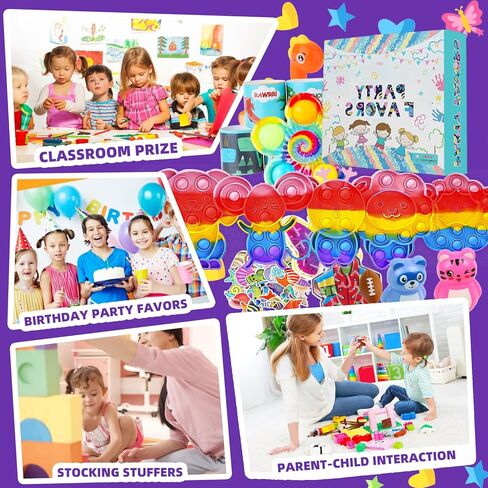 مجموعة ألعاب فيدجيت مكونة من 1000 قطعة، هدايا الحفلات الكبيرة للأطفال، حشوات للجوارب، صندوق الكنز، حفلة عيد الميلاد، جوائز الكرنفال في الفصل الدراسي، حشوات البيناتا، حشوات حقائب الهدايا، تخفيف التوتر، لعبة حسية in Kuwait
