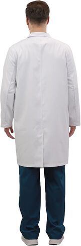 Men's Lab Coat, Long Sleeve White Lab Coat, Hospital Uniform, Men's White Lab Coat in Saudi Arabia