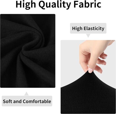 Easy-Going Stretch Dining Chair Cover with Removable Soft Foam Seat Cushion, Non-Slip Dining Room Chair Cover, Machine Washable (2 Pack, Light Gray) in Saudi Arabia