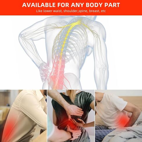 Infrared Red Light Therapy Device for Shoulder Back Hands Muscle Pain Relief Home Use 660nm 850nm Near Infrared Light Heating Therapy Wrap Pad Red Light Therapy Gift for Women Men in Kuwait