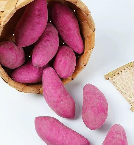 5 قطع من الخضروات المزيفة على شكل بطاطا حلوة صناعية لتزيين حفلات المطبخ المنزلي in Kuwait